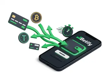 Dépôt et retrait Betify carte et crypto